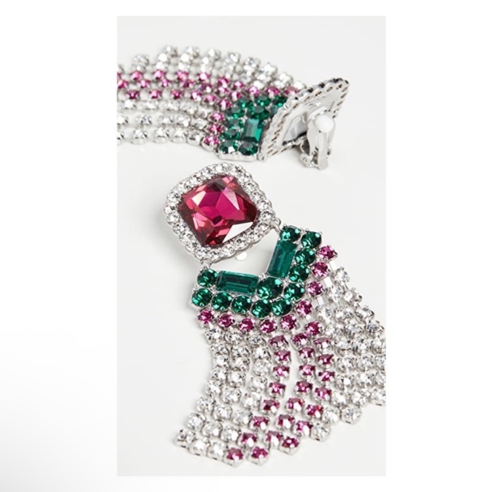 New! FOR LOVE & LEMONS Lizette Chandelier Clip-On Earrings